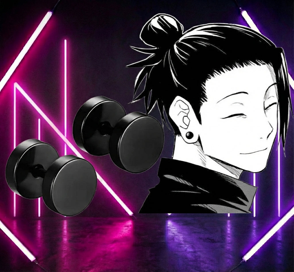 Jujutsu Kaisen - Geto Suguru Earrings Ear Clips Black