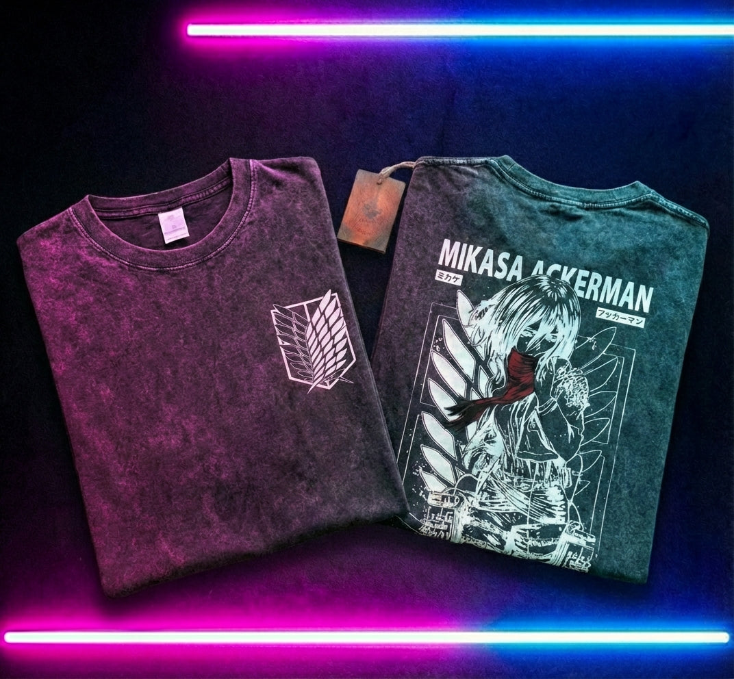 Attack on Titan - T-Shirt Survey Corps Mikasa Ackerman