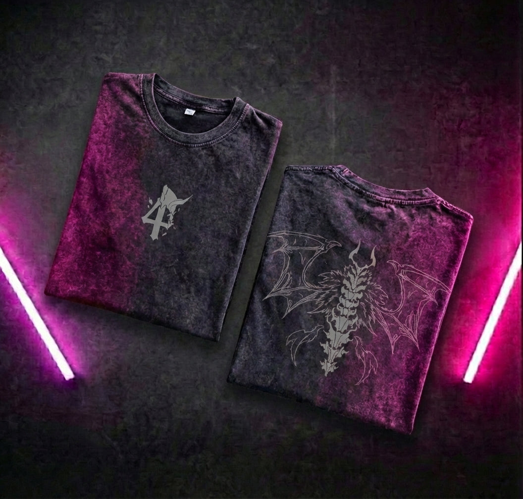 Bleach - Hollow Wings Dark Design T-shirt
