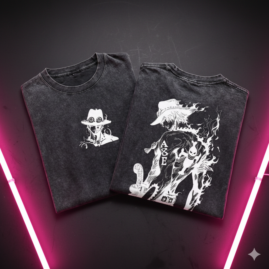 One Piece - T-shirt Portgas D.Ace