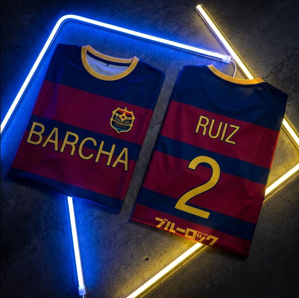 Blue Lock - FC Barcha Football Jersey