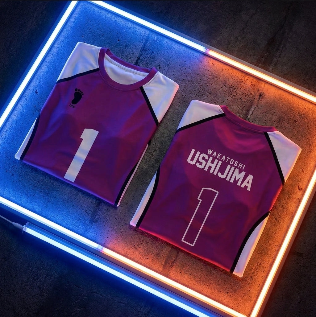 Haikyuu - Shiratorizawa Ushijima Volleyball Jersey