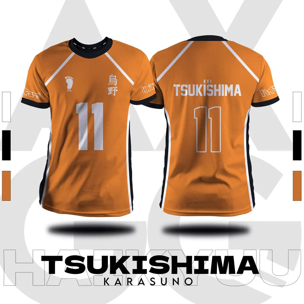 Haikyuu - Karasuno Orange Volleyball Jersey