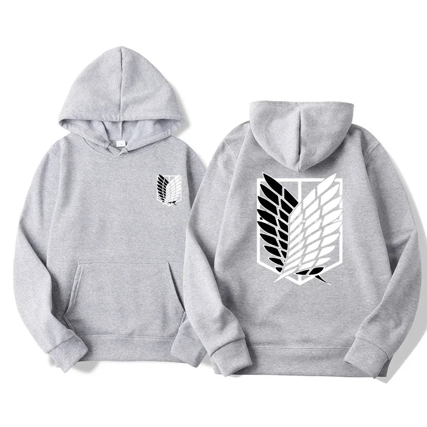 Attack on Titan - Hoodies Survey Corps emblem