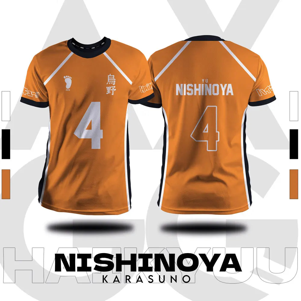 Haikyuu - Karasuno Black Volleyball Jersey