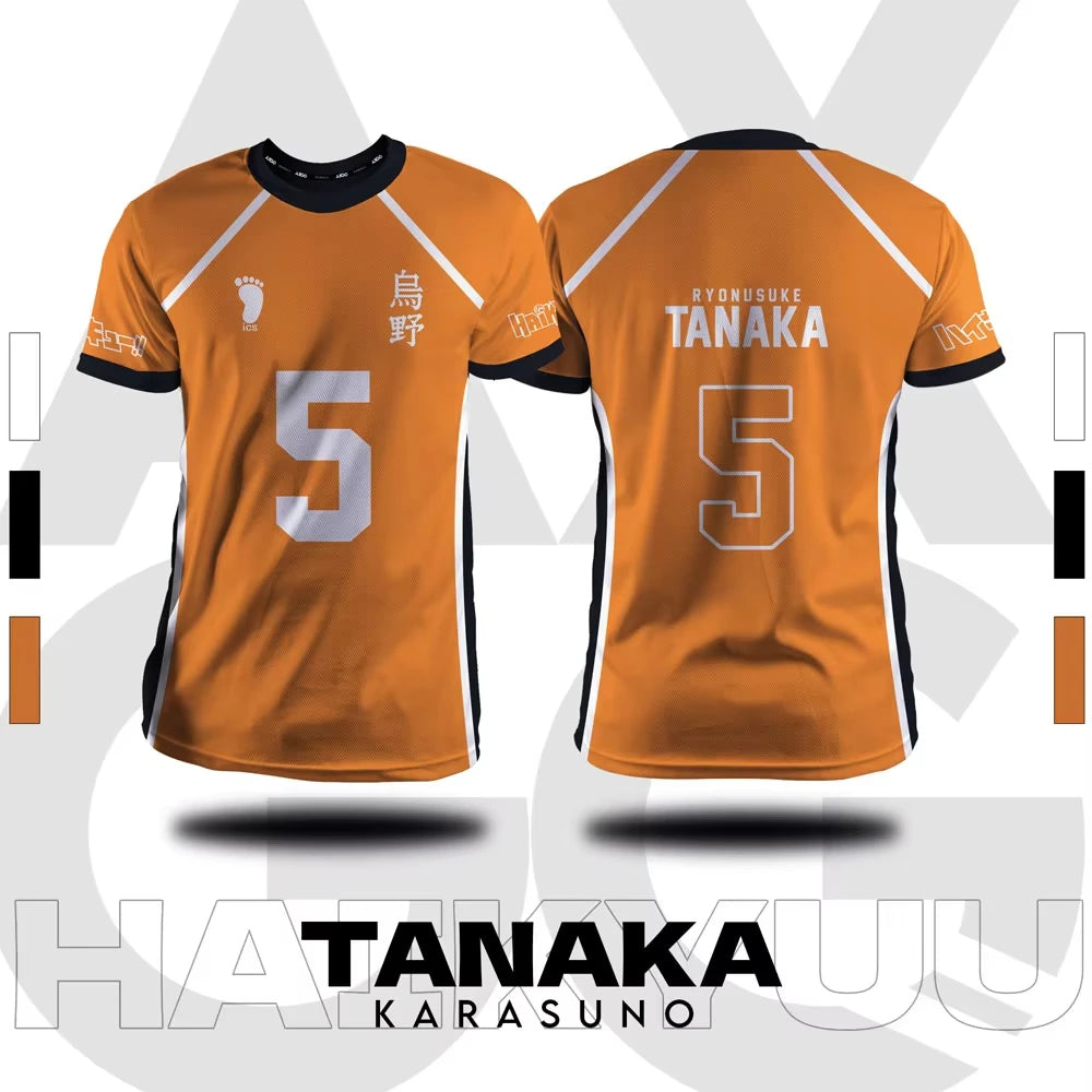 Haikyuu - Karasuno Orange Volleyball Jersey