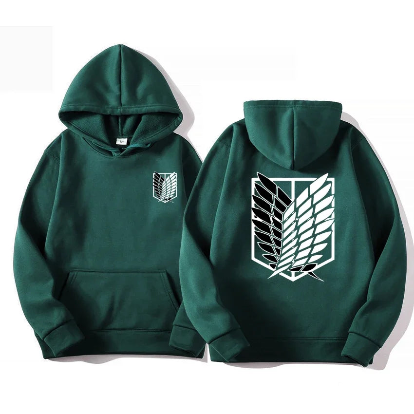 Attack on Titan - Hoodies Survey Corps emblem