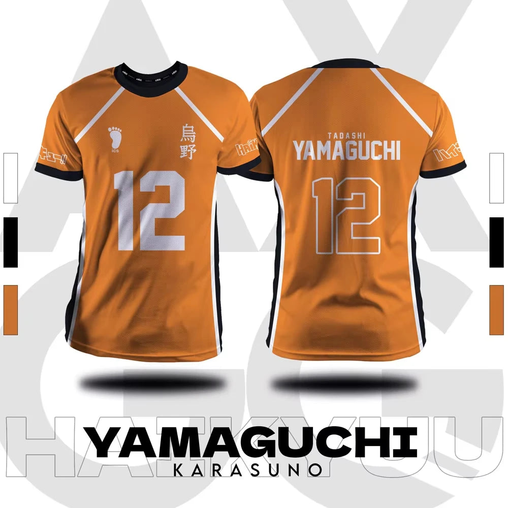 Haikyuu - Karasuno Orange Volleyball Jersey