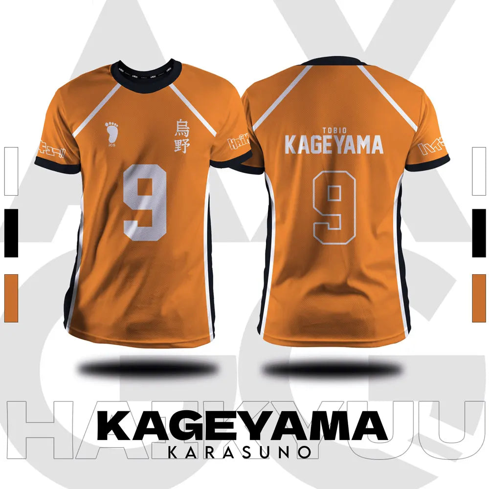 Haikyuu - Karasuno Orange Volleyball Jersey