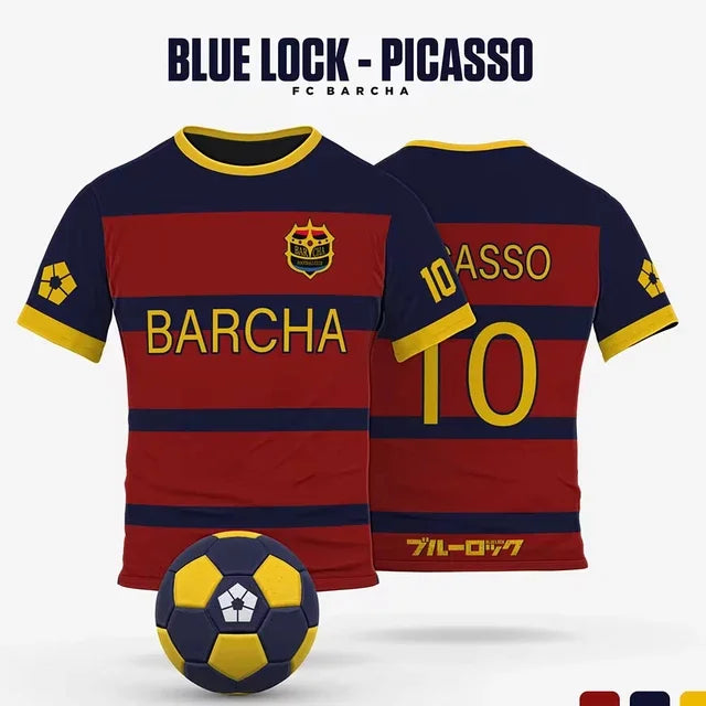 Blue Lock - FC Barcha Football Jersey