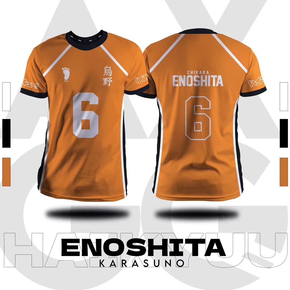 Haikyuu - Karasuno Orange Volleyball Jersey