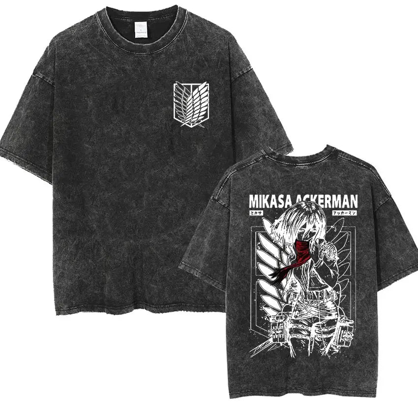 Attack on Titan - T-Shirt Survey Corps Mikasa Ackerman